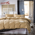 Nantong factory Hypoallergenic colorful egyptian cotton comforter set/ bed sheet set in queen size